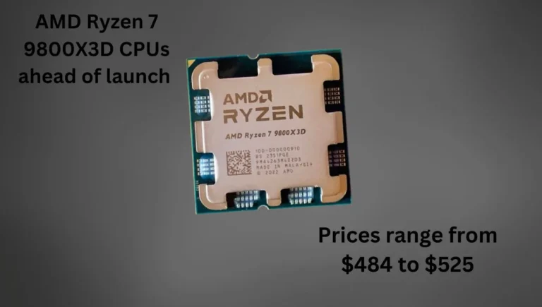 AMD Ryzen 7 9800X3D CPUs ahead of launch